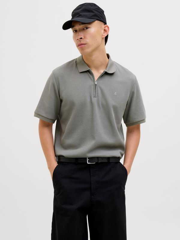 Jack & Jones Poloshirt "JJEAUSTIN ZIP POLO SS NOOS"