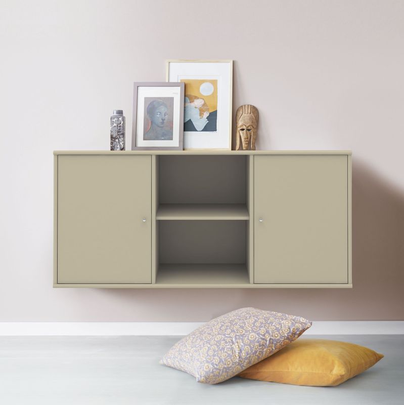 Hammel Furniture Sideboard "Mistral, Hochwertig Schrank, hängend/stehend montierbar", mit zwei Türen, B: 133 cm, anpassungsbar Designmöbel