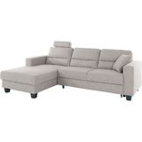 TRENDMANUFAKTUR Ecksofa "Chamber, zeitlos und modern, hoher Sitzkomfort, L-Form", wahlweise mit Schlaffunktion