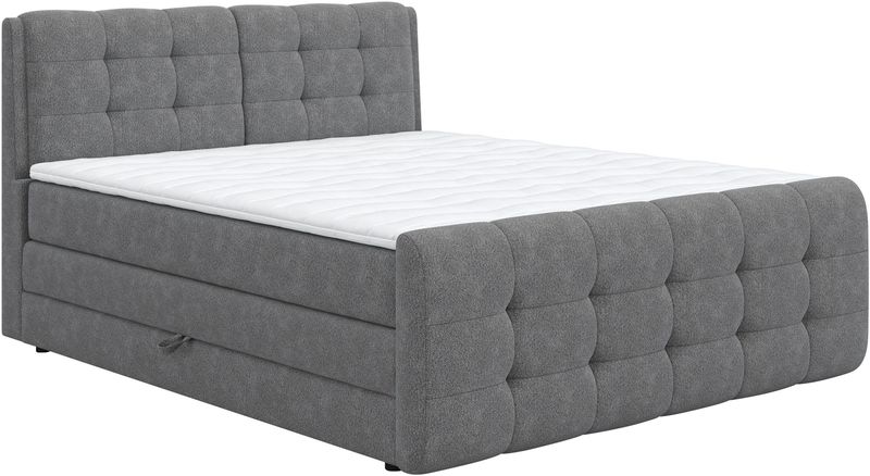 COTTA Boxspringbett "Fort mit Bettkasten, inkl. Topper", erhältlich in verschiedenen Breiten (160cm, 180cm & 200cm)