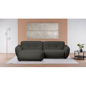BETYPE Ecksofa "Be Fluffy", Softes Sitzgefühl, moderne Kedernaht, hochwertiger Bezug