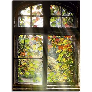 Artland Wandbild "Altbau", Fenster & Türen, (1 St.), als Alubild, Outdoorbild, Leinwandbild, Poster, Wandaufkleber
