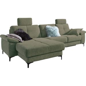 3C Carina Ecksofa "Burnaby bequem und modern, OTTOs Choice, L-Form", 2 Kopfstützen, optional mit Schlaf- und motorischer Relaxfunktion