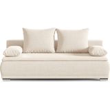 WERK2 Schlafsofa "Biggi, komfortabel und elegant, Breite 206cm,", 2-Sitzer Sofa & Schlafcouch mit Bettkasten