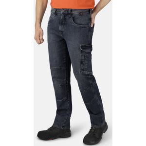 HERO by John Medoox Workerjeans "CALGARY Denim Basic Workwear Arbeits-Cargojeans", Arbeits-Cargojeans Denim / Jeansfür Herren