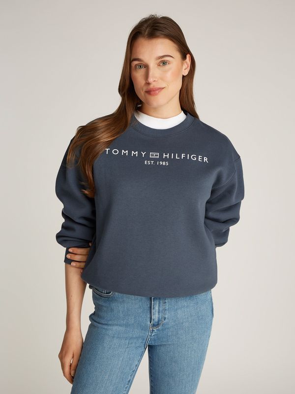 Tommy Hilfiger Sweatshirt "MDRN REG CORP LOGO C-NK SWTSHRT", mit Logoschriftzug