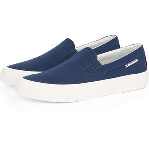 Tommy Jeans Slip-On Sneaker "TJM SLIP ON CANVAS COLOR", Freizeitschuh, Halbschuh, Slipper mit Stretcheinsätzen