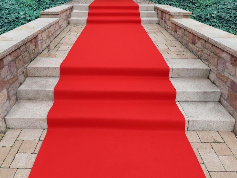 Primaflor-Ideen in Textil Läufer "PODIUM", rechteckig, 2,6 mm Höhe, Breite 150 cm, robuster Nadelfilz, Uni-Farben