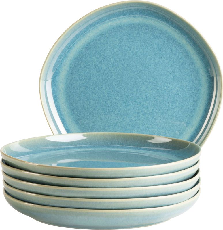 MÄSER Dessertteller "Cordelia, Teller-Set aus Steinzeug", (Set, 6 St.), Geschirr-Set