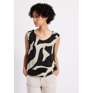 STREET ONE Shirttop, mit Elastiksaum