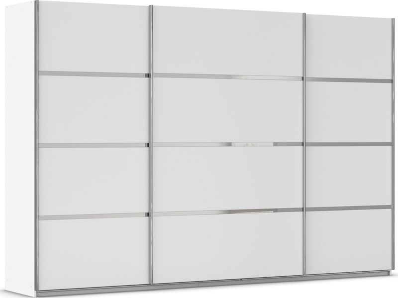 rauch Kleiderschrank "Schwebetürenschrank OTTO´s Choice Garderobe Schrank TOP ANGEBOT Avola", (in 3 verschiedenen Ausstattungen BASIC/CLASSIC/PREMIUM), mit eleganten Zierleisten in Chrom, Schwarz oder Weiß MADE IN GERMANY