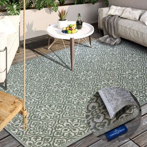 Villeroy & Boch Outdoorteppich "Julie", rechteckig, 4 mm Höhe, In-& Outdoor, Flachgewebe, wetterfest, Terrasse, Balkon, modern, Trend