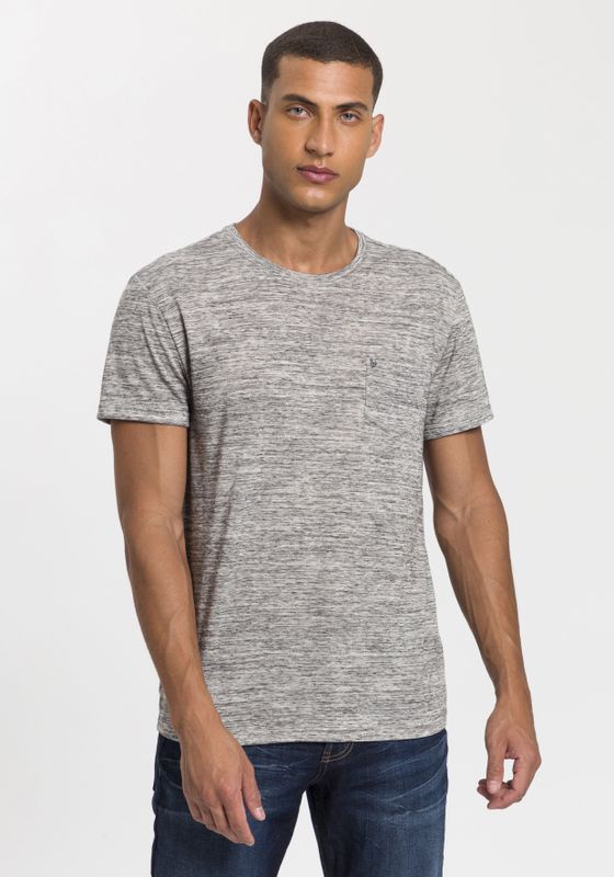 Bruno Banani T-Shirt, Kurzarm, Slim Fit, unifarben, Rundhalsausschnitt