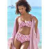 LASCANA Bügel-Bandeau-Bikini-Top "Jasmin", im Blümchen-Druck