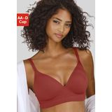 LASCANA Push-up-BH "COMFY BRA", ohne Bügel aus weicher Baumwollqualität, Basic Dessous
