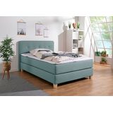 Home affaire Boxspringbett "Fargo", inkl. Topper, in 3 Matratzenarten, in Samt- oder Strukturstoff
