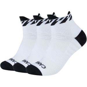 Camano Kurzsocken "function", (3 Paar), mit kontrastfarbener Zehenpartie und Ferse