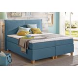Home affaire Boxspringbett "Houssay", inkl. Topper, 5 Breiten, 2 Härtegraden auch in Überlänge 220 cm