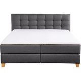 Home affaire Boxspringbett "Moulay", inkl. Topper, in Überlänge 220 cm, 3 Härtegrade, auch in H4