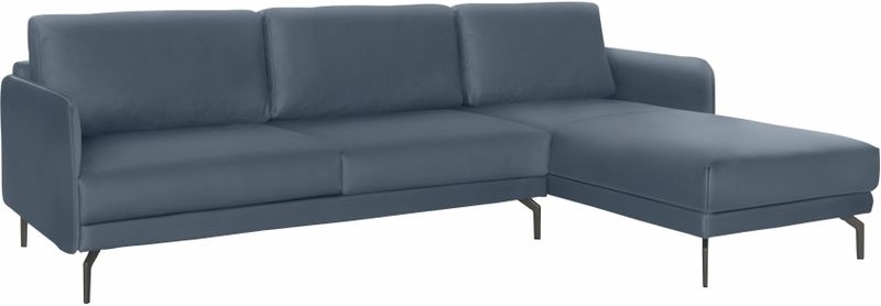 Creation BY ROLF BENZ Ecksofa "CR.450, Designecksofa, L-Form", Armlehne sehr schmal, Breite 274 cm, Alugussfuß Umbragrau