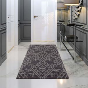 Carpet City Teppich "April 2291", rechteckig, 10 mm Höhe, Läufer, weich durch Microfaser, Boho Ethno Look, Wohnzimmer