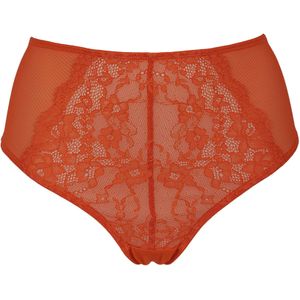 After Eden D-cup & up Panty "BO", mit floraler Spitzenverzierung