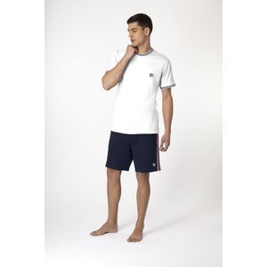 Fila Pyjama, (2 tlg.), mit sportlichem Logo-Detail, Hose mit Tunnelzug