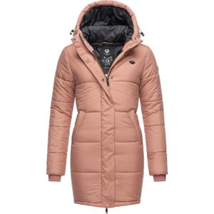 Ragwear Steppmantel "Relive Long Remake", lange Damen Steppjacke mit Kapuze