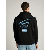 Tommy Jeans Sweatjacke "TJM REG SIG TWIST ZIPTHRU EXT", mit großem Logo am Rücken