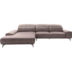 Musterring Wohnlandschaft "MR 2490", Fuß Schwarz, Sitzhöhe 46cm, wahlweise mit Funktionen, Maße 342x207 cm