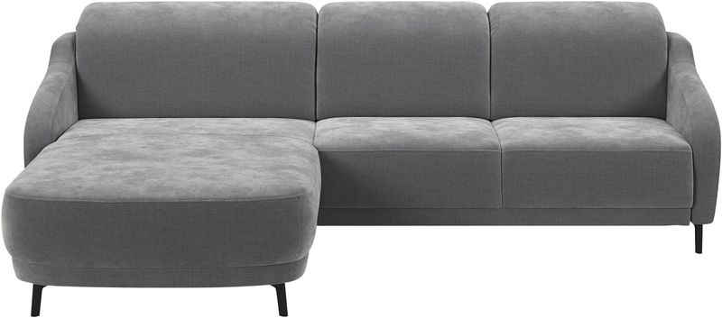 sit&more Ecksofa "Blues L-Form", wahlweise mit Klapptisch und USB