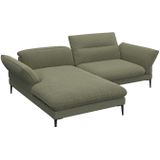 FLEXLUX Ecksofa "Salino, Funktionssofa mit Recamiere, Relaxsofa, Ecksofa", Sofa mit Arm- und Kopfteil-Verstellungen, Kaltschaum & Stahl-Wellen