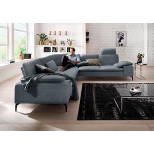 W.SCHILLIG Ecksofa "valentinoo, Designsofa, elegant und bequem, L-Form", (Set), mit Sitztiefenverstellung, Breite 318 cm