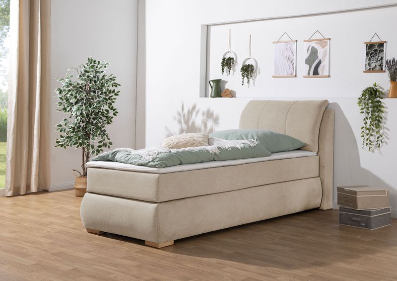 Home affaire Boxspringbett "Breitenthal", abnehmbare Rückenkissen mit Klettband