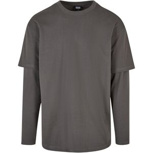 URBAN CLASSICS T-Shirt "Urban Classics Herren Oversized Shaped Double Layer LS Tee", (1 tlg.)