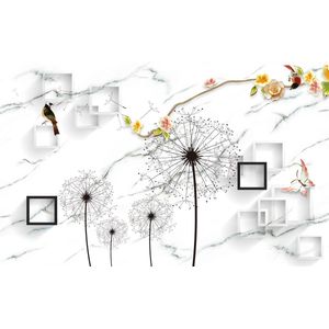 Papermoon Fototapete "Muster mit Pusteblume"