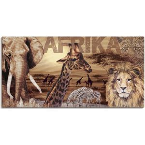 Artland Wandbild "Afrika", Wildtiere, (1 St.), als Alubild, Outdoorbild, Leinwandbild, Poster, Wandaufkleber