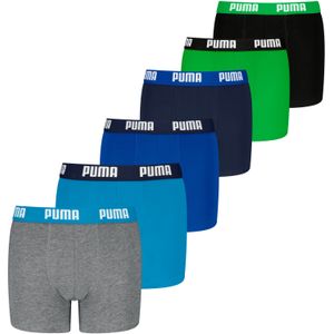 PUMA Boxershorts "PUMA BOYS EVERYDAY BASIC BOXERS 6P ECOM", (6er Pack)