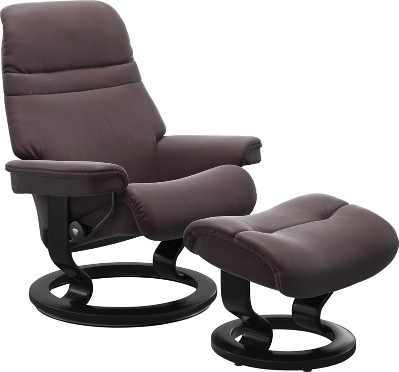 Stressless Fußhocker "Sunrise", mit Classic Base, Gestell Schwarz