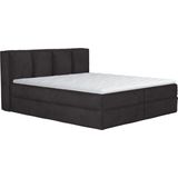 Home affaire Boxspringbett "Sacy", Boxbett inkl. Topper, 2 Matratzen, Härtegrade H2, H3 und H4 wählbar
