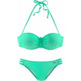Buffalo Bügel-Bandeau-Bikini, trendiger Look, mit abnehmbaren Trägern, mit geflochtenen Details