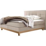 HASENA Boxspringbett "Bella", inkl. Topper, Massivholzrahmen aus Eiche