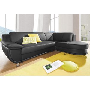 TRENDMANUFAKTUR Ecksofa "Rondo, zeitlos und elegant, OTTOs Choice, bequem, L-Form", wahlweise mit Federkern, wahlweise mit Bettfunktion