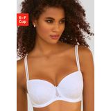 LASCANA Balconnet-BH, aus feiner, blumiger Spitze, Dessous