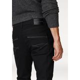 Bruno Banani Straight-Jeans "Dylan", gerade Beinform, Used-Waschung, niedrige Leibhöhe