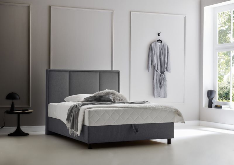 ATLANTIC home collection Boxbett "ARLA", mit Taschen-Federkernmatratze und Bettkasten