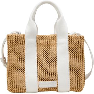 Marc OPolo Umhängetasche "in Crochet-Raffia-Bast-Optik"