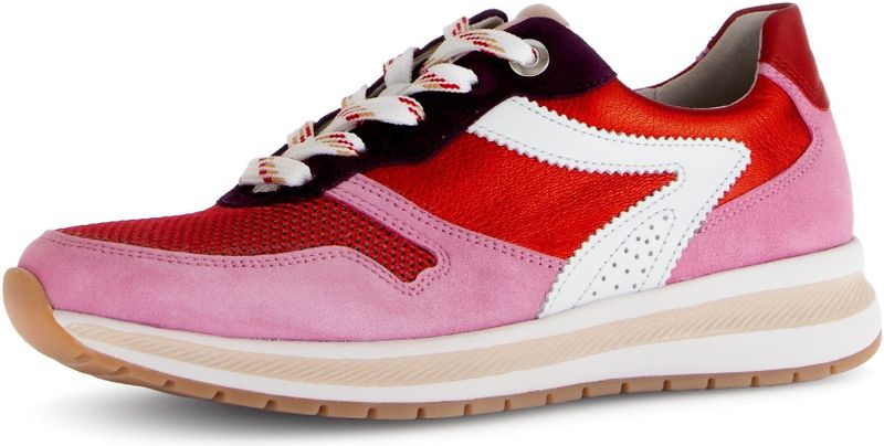 Gabor Keilsneaker "FLORENZ", Freizeitschuh, Halbschuh, Schnürer in Schuhweite G (=weit)