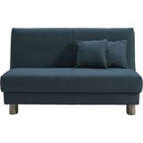 ell + ell Schlafsofa "Enny", Liegefläche Breite 120 oder 140 cm, Liegehöhe 40 cm, Füße alufarben