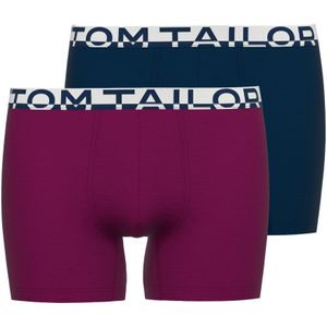 TOM TAILOR Boxershorts "Kentucky", (2er-Pack), mit Logobund